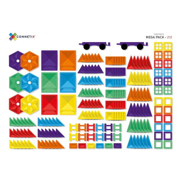 Connetix Rainbow Mega Pack 212 Piece | FREE SHIPPING — My Playroom Connetix Rainbow Mega Pack 212 Piece | FREE SHIPPING — My Playroom