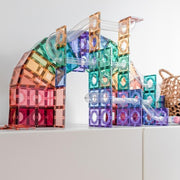 Magnetic Tiles Connetix Tiles Pastel Ball Run 106 Piece Pack 2021 3yrs+