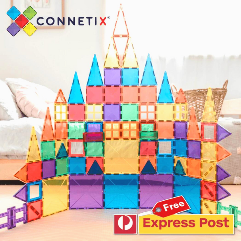 Connetix Tiles Rainbow Creative Pack 102 Piece Set Best Seller 3yrs+