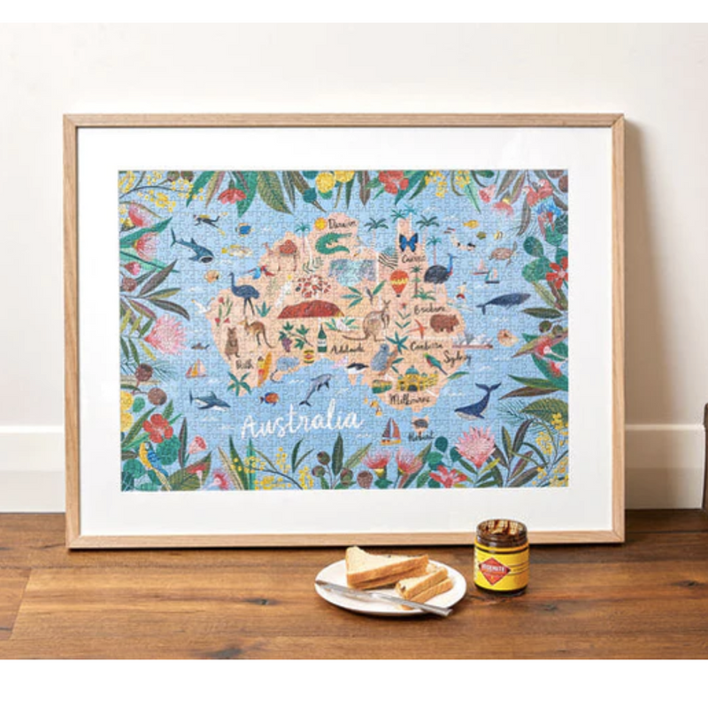1000 Piece Jigsaw Puzzle Australia Edition by Journey of Something 12yrs+