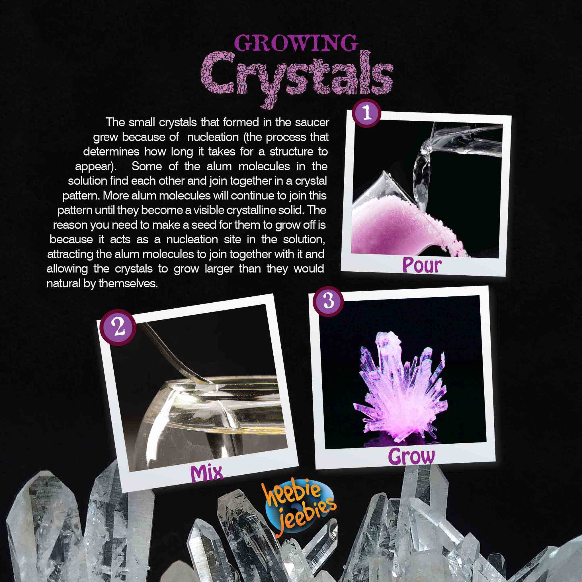 Growing Crystals Science Test Tube Each by Heebie Jeebies 5yr+ — My
