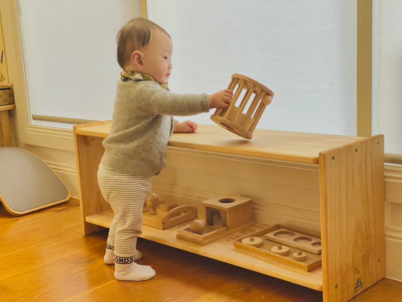 Montessori Shelf Australian Made Infant Toy Shelf 100(L) x 28(W) x 40(H)cm Best Seller Kids Furniture (Furniture Shipping)