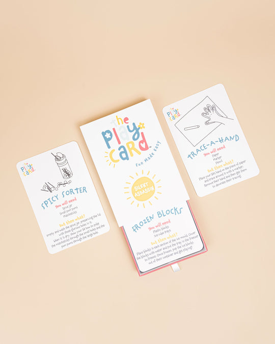 The Play Card Co Silent Assassin Play Ideas Card 2-4 year olds