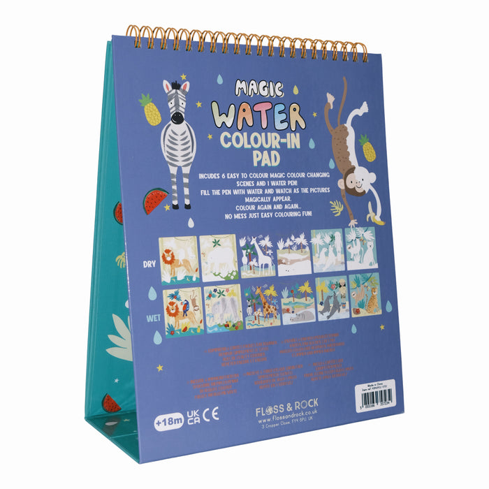 Water Colouring Magic Flip Book - Jungle 18m+