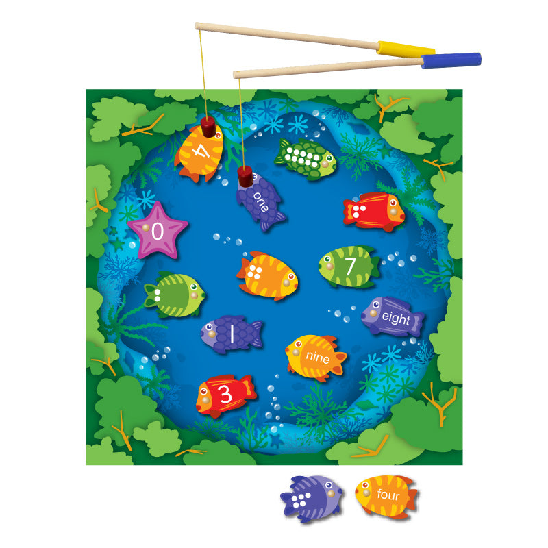Fishing For Numbers Game By Knowledge Builder Math Range Early Math STEM Toys for Kids Cognitive Motor Skills Best Seller 4yrs+