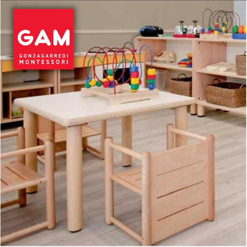 Montessori Weaning Chair 3 in 1 Wooden Cube by Gonzagarredi Montessori Italian Toddler Chair (Bulky Shipping)