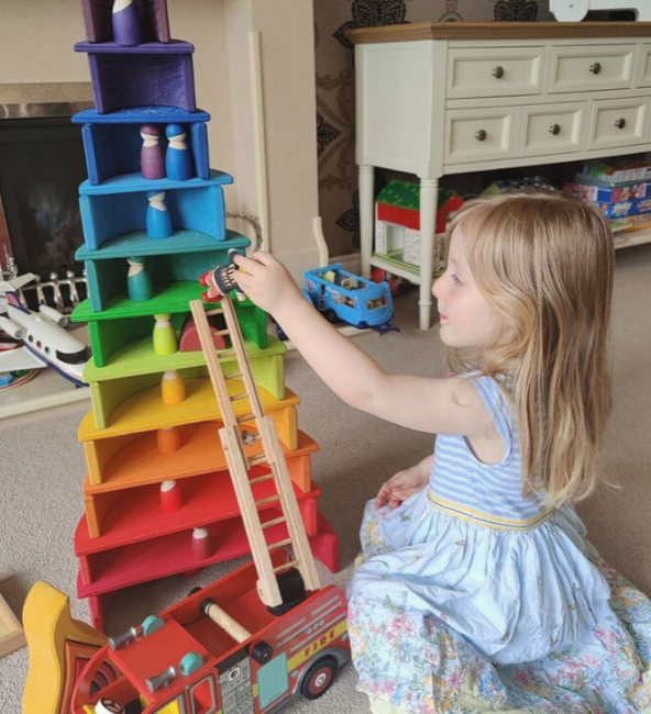 Grimm's Rainbow Semi Circles Toddler Toys Best Seller 12m+