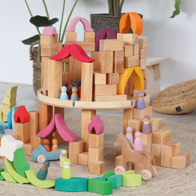 Grimm's Building Blocks Set Lara 3yrs+