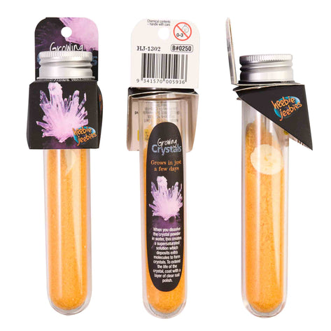 Growing Crystals Science Test Tube Each by Heebie Jeebies Best Seller Early Science STEM Toys Most Loved in Store 5yrs+
