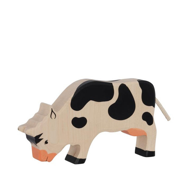 Holztiger Cow Wooden Animals Grazing Farm Animal Toys 3yrs+