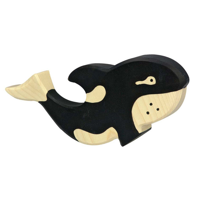 Holztiger Orca Whale Wooden Sea Life Animal