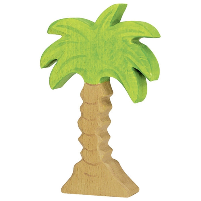 Holztiger Palm Tree Small Wooden Tree Figurine