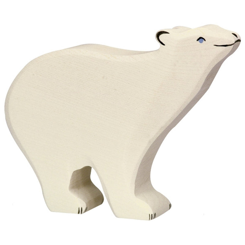 Holztiger Polar Bear Wooden Animals Sea Life Animal 3yrs+