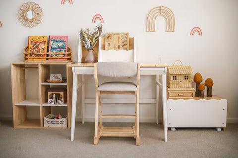 Bunny Tickles Calla Study Desk with Easel for 6 - 12 yrs - My Playroom 