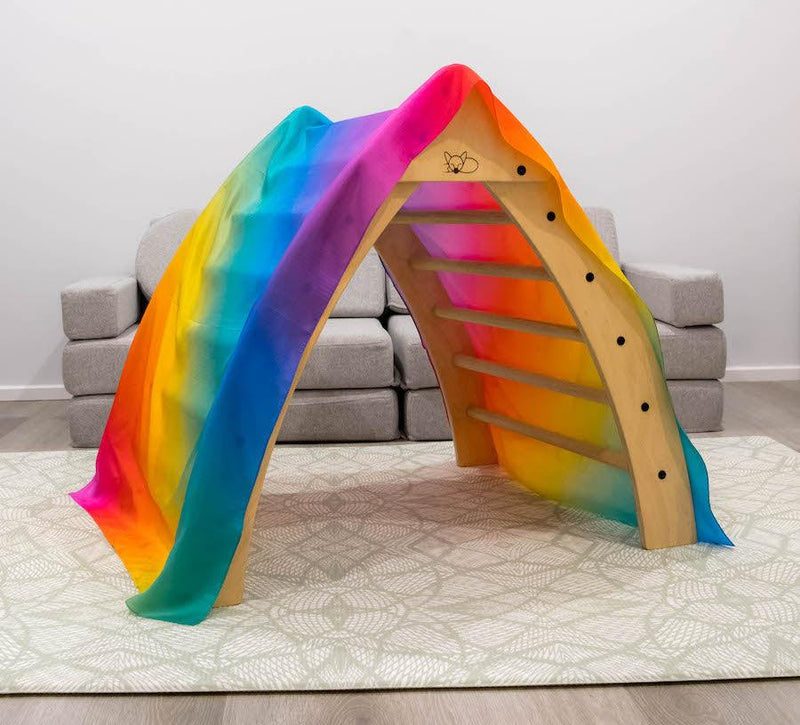 Play Silks by Play Silkies Australia Jumbo Silks Rainbow - My Playroom 