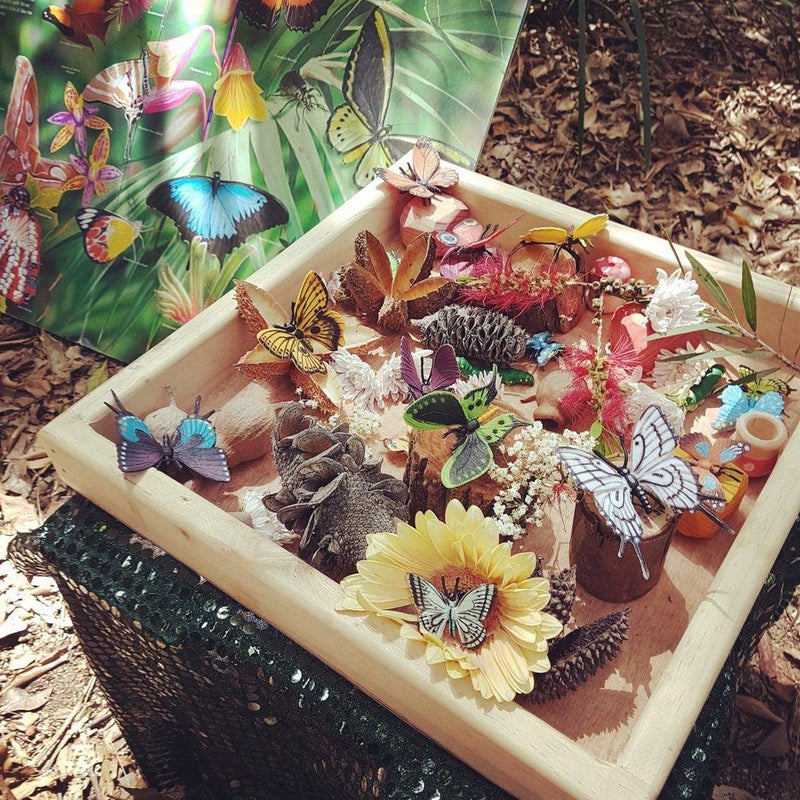 Deep Wooden Play Tray Hand Made in Australia 34 x 34cm - My Playroom 