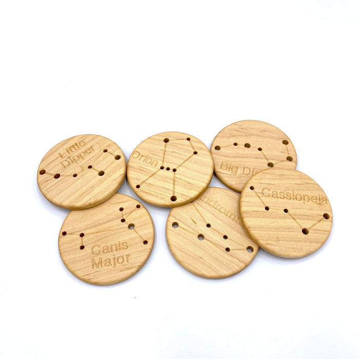 Constellation Discs Wooden Basic Set Treasures From Jennifer 6pc