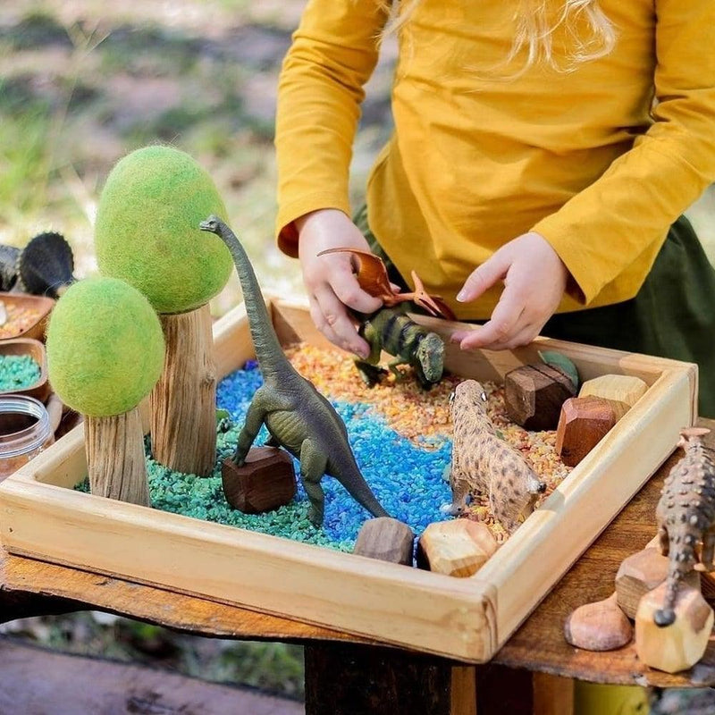 Deep Wooden Play Tray Hand Made in Australia 34 x 34cm - My Playroom 