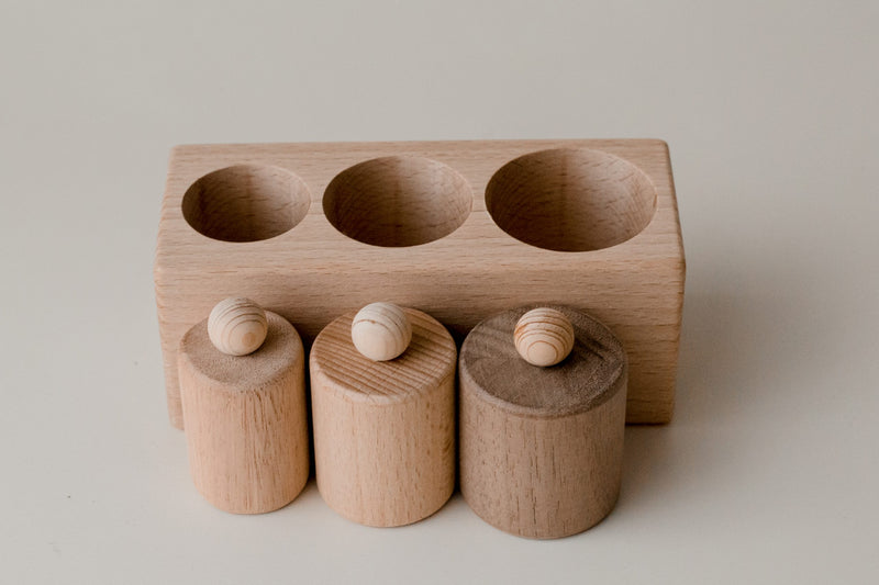 Qtoys 3 Cylinder Blocks Developmental Toys for Toddlers 18m+