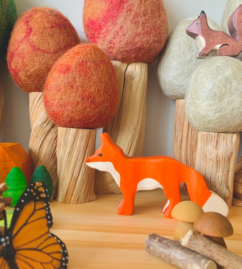 Papoose Felt Four Season Felt Trees Set of 12 Pretend & Imaginative Play Toys Best Seller 3yrs+