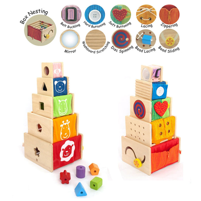 I'm Toy Montessori Activity Stackable Frames 18m+