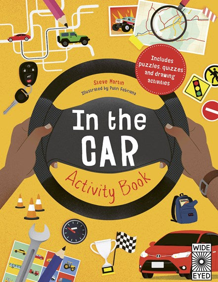 In the Car Activity Book (Paperback) Car Art and craft for kids 3yrs+