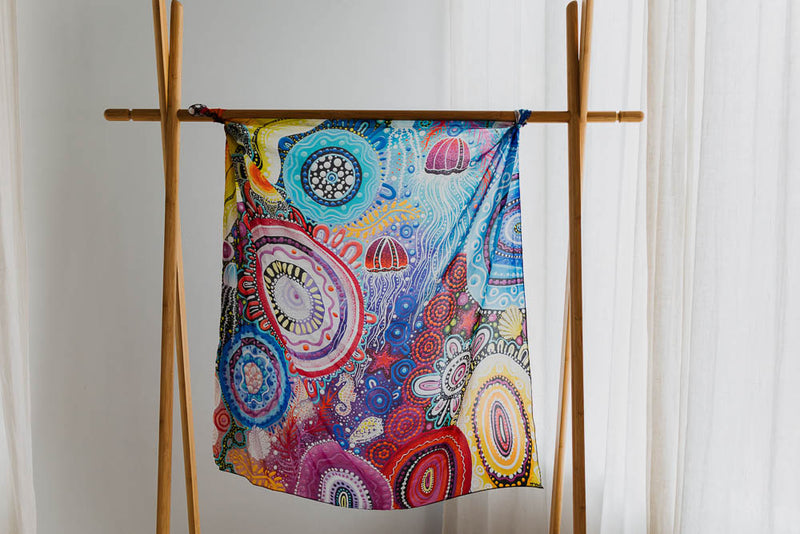 Play Silks by Play Silkies Australia Aboriginal Silk Wani-Wani Watina First Nations Resources Sensory Toys Best Seller 3yrs+