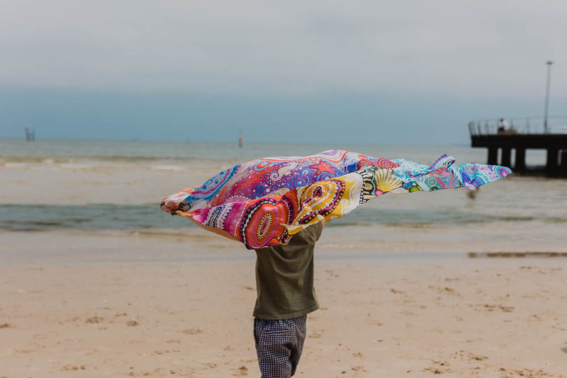 Play Silks by Play Silkies Australia Aboriginal Silk Wani-Wani Watina First Nations Resources Sensory Toys Best Seller 3yrs+