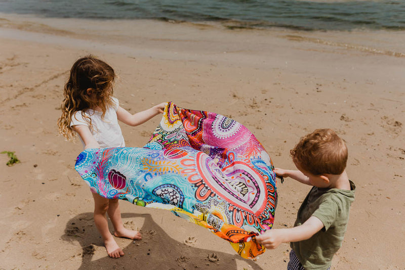 Play Silks by Play Silkies Australia Aboriginal Silk Wani-Wani Watina First Nations Resources Sensory Toys Best Seller 3yrs+