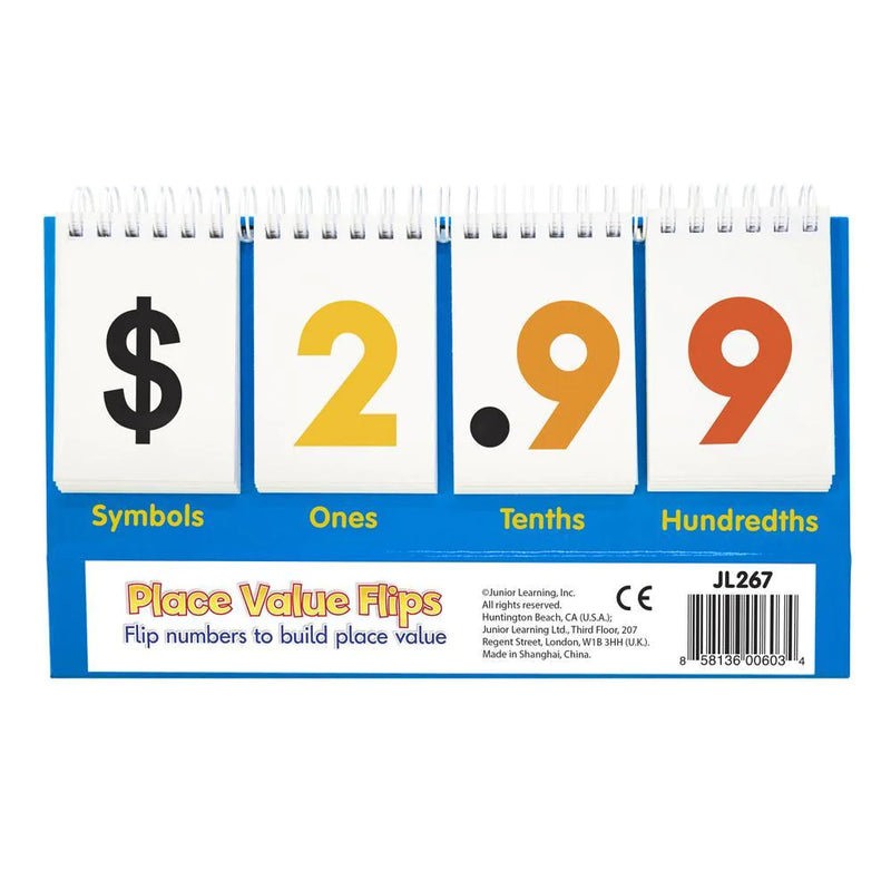 Place Value Flips By Junior Learning Early Math Cognitive STEM Toys 4yrs+