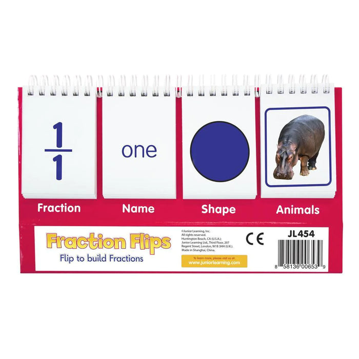Fraction Flip By Junior Learning Early Math Cognitive STEM Toys 6yrs ...