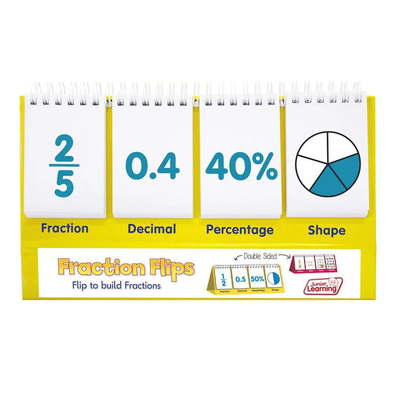 Fraction Flip By Junior Learning Early Math Cognitive STEM Toys 6yrs ...