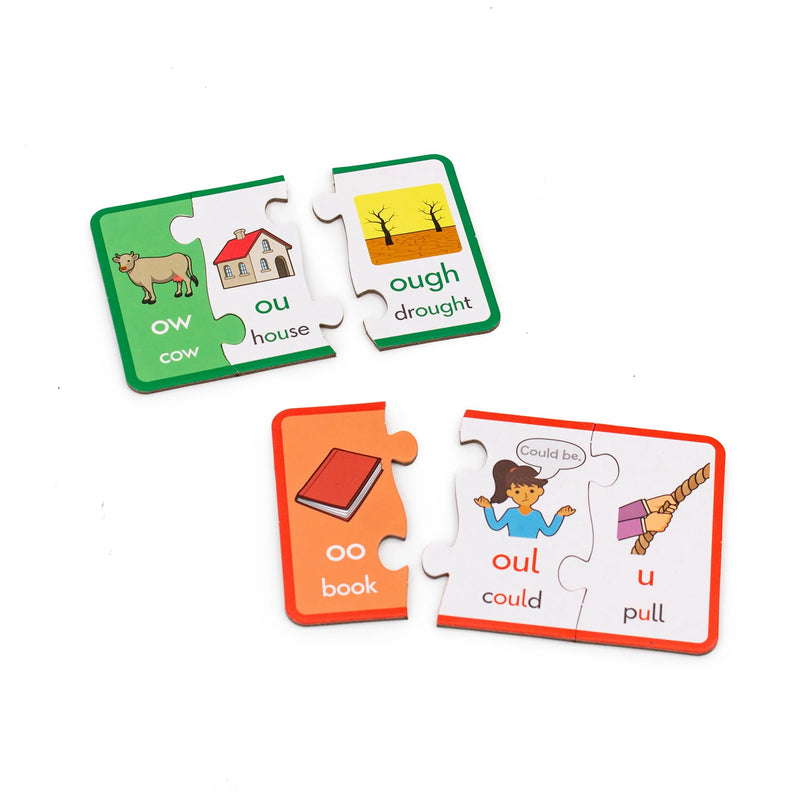 Vowel Puzzles By Junior Learning Early Literacy Cognitive Language Phonics 5yrs+