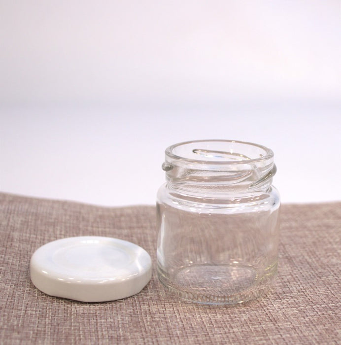 Sedulus Artisan Wooden Paint Jar Holder with Glass Jars