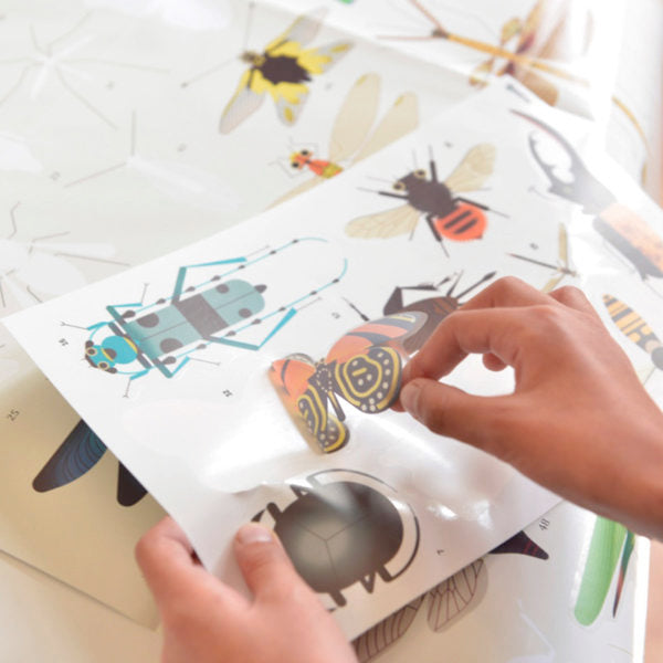 Insect Educational Poster and Stickers by Poppik Art and craft for kids Early Science 6yrs+