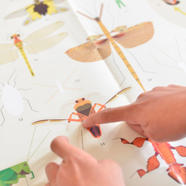 Insect Educational Poster and Stickers by Poppik Art and craft for kids Early Science 6yrs+
