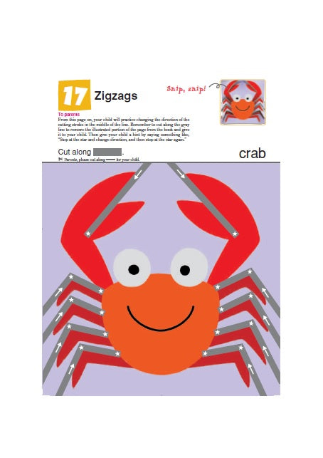 Let's Cut Paper! First Steps Workbook (Paperback) Kids Interactive Activity Book by Kumon Publishing 2yrs+