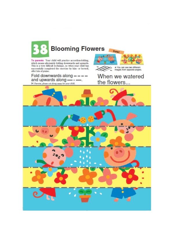 Let's Fold! First Steps Workbook (Paperback) Kids Interactive Activity Book by Kumon Publishing 2yrs+