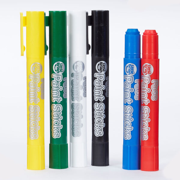 Little Brian Face Paint Sticks 6 Pack Art and craft for kids 3yrs+