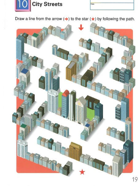 My First Book of Mazes (Paperback) Kids Interactive Activity Book by Kumon Publishing 3yrs+