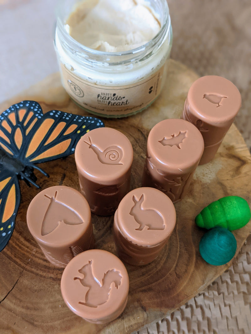 Yellow Door Let's Roll Habitat Rolling Pin Forest Friends Playdough Sand Sensory Toys Developmental Toys for Toddlers Gifts Idea 2yrs+