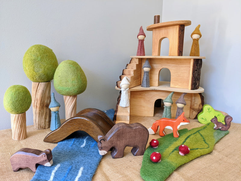 Papoose Felt Mossy Mat Pretend & Imaginative Play Toys 3yrs+