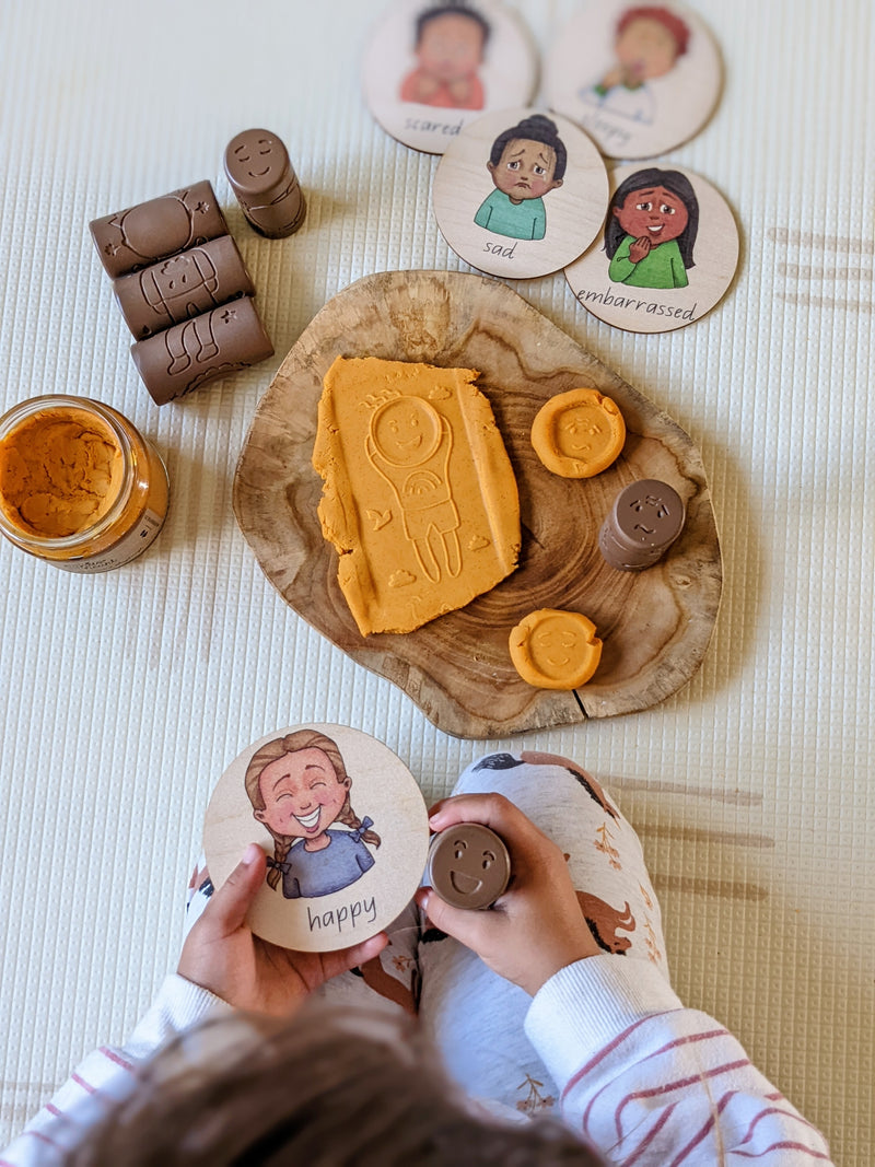 Yellow Door Let’s Roll Emotions Rolling Pin Art and Craft for Kids Playdough Sand Toys Sensory Toys 2yrs+