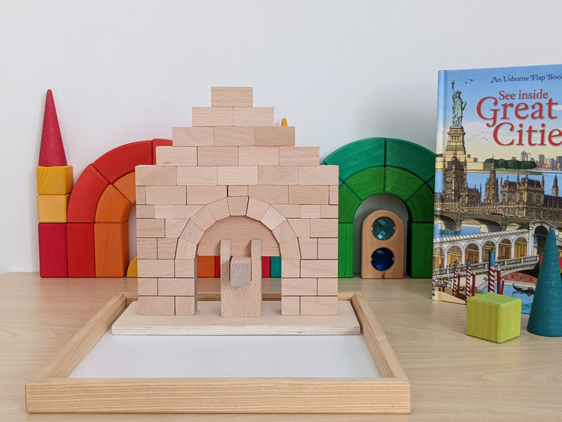 Montessori Roman Arch Building Blocks 4yrs+