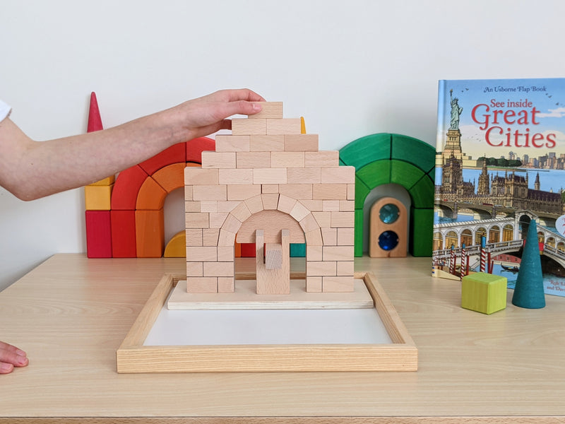 Montessori Roman Arch Building Blocks 4yrs+