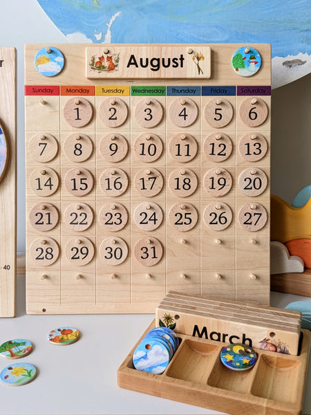 Stand for Classroom/School Calendars – Treasures From Jennifer