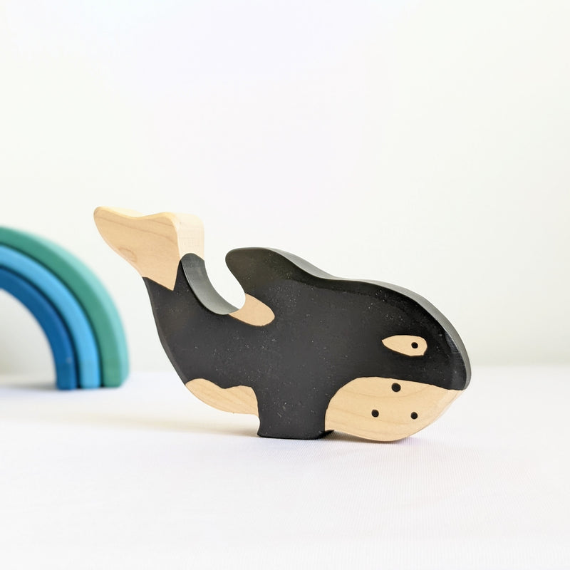 Holztiger Orca Whale Wooden Animals Sea Life Animal 3yrs+