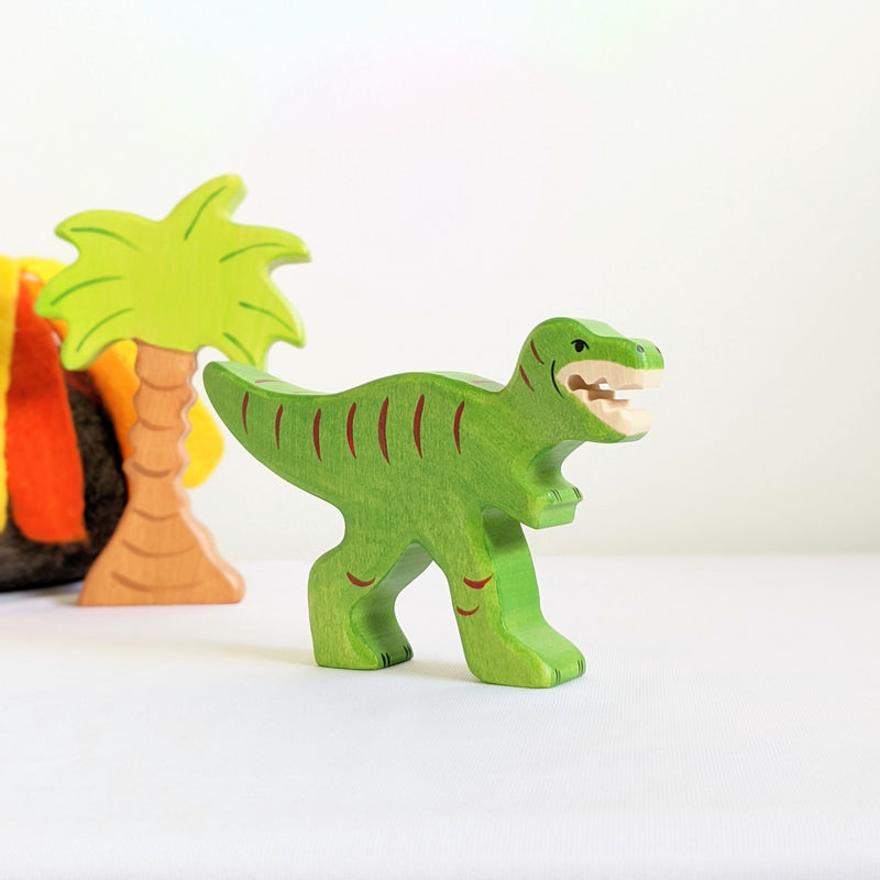 Holztiger Tyrannosaurus Rex (T-Rex) Wooden Animals Dinosaur toy Dinosaur and Dragon Theme 3yrs+