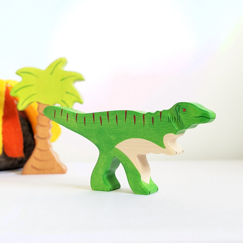 Holztiger Allosaurus Wooden Animals Dinosaur toy Dinosaur and Dragon Theme 3yrs+