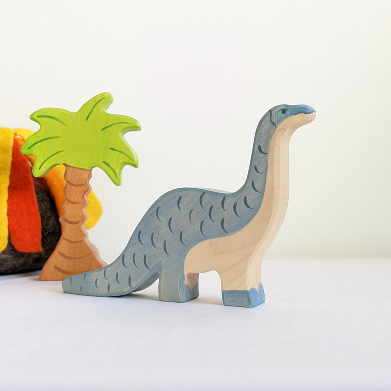 Holztiger Brontosaurus Wooden Animals Dinosaur toy Dinosaur and Dragon Theme 3yrs+